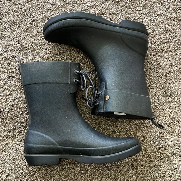Bogs Shoes - Bogs Black Rainboots